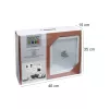 Conjunto de molduras Deknudt S46YK1 branco MDF vidro madeira