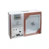 Conjunto de molduras Deknudt S46YK1 branco MDF vidro madeira