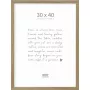Moldura Deknudt S47CJ1 carvalho maciço 30×40 cm – para parede e mesa