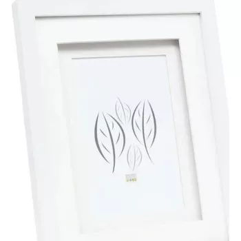 Moldura Deknudt Double Passepartout S65KK1 branco 15x20 cm madeira