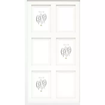 Cartão passe-partout Deknudt S65KK1 branco para fotografias de 6x10 e 10x15