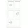 Cartão passe-partout Deknudt S65KK1 branco para fotografias de 6x10 e 10x15