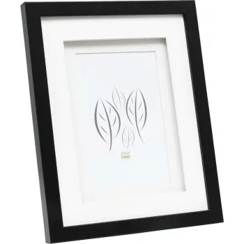 Moldura Deknudt Double Passepartout S65KK2 preto 13x13 cm
