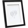 Moldura Deknudt Double Passepartout S65KK2 preto 13x13 cm