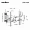Suporte de TV Nedis TVWM1550BK para ecrãs de 94–177,8 cm (37–70 polegadas), VESA máx. 600x400, carga máx. 25 kg, preto