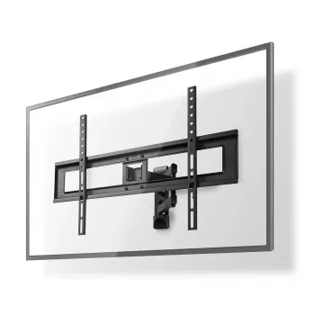 Suporte de TV Nedis TVWM1550BK para ecrãs de 94–177,8 cm (37–70 polegadas), VESA máx. 600x400, carga máx. 25 kg, preto