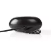 Despertador digital Nedis CLAR001BK — visor LED, oval, 130×60×100 mm, 220–240 V, FM/AM, preto