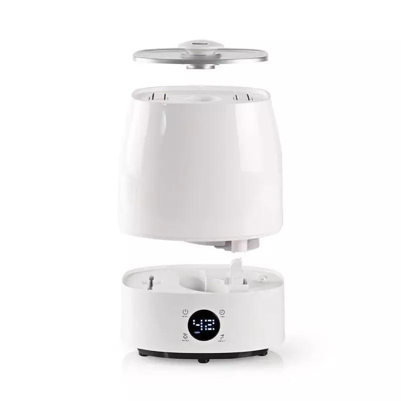 Humidificador Nedis HUMI120CWT — humidificador compacto branco/cinzento