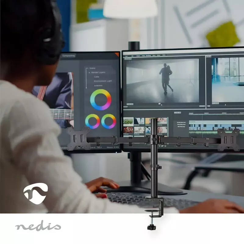 Suporte para monitor Nedis MMDOS110BK 81,3 cm 32