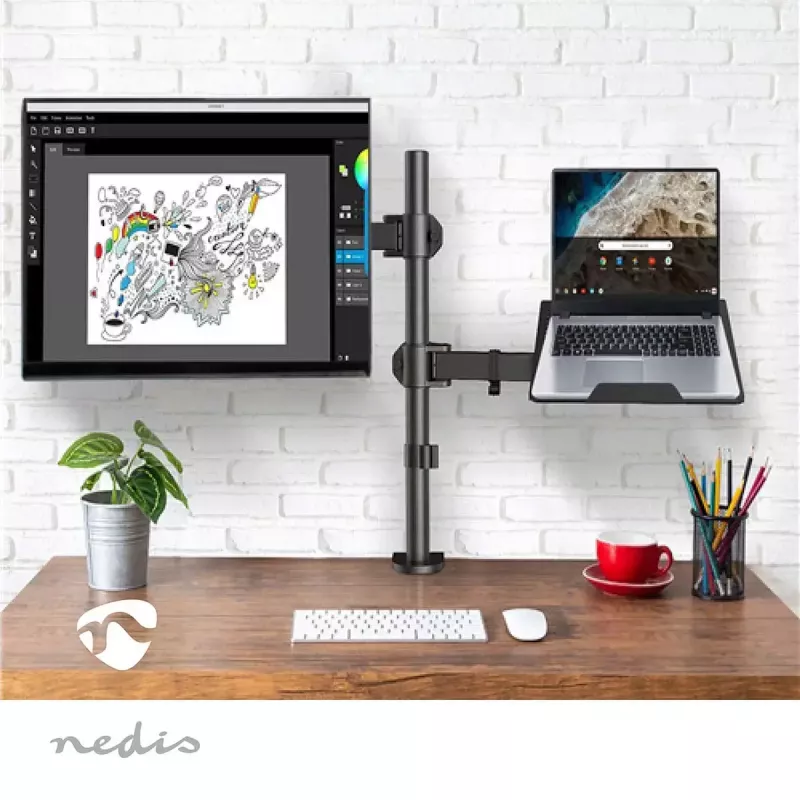Suporte para monitor Nedis MMSISNB110BK 81,3 cm 32