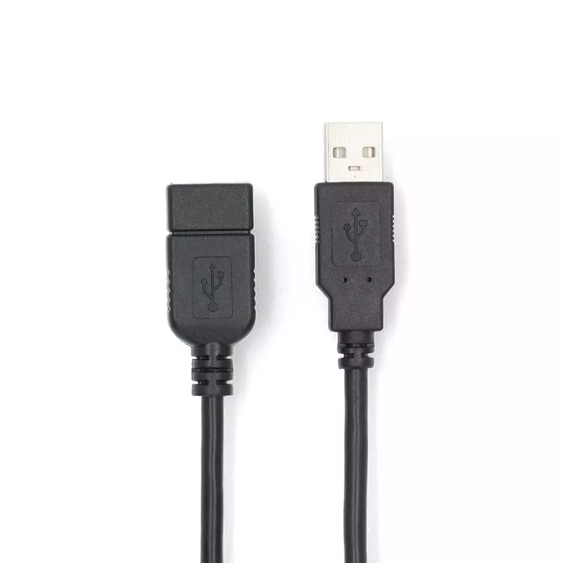 Nedis CCGL60010BK20 Cabo de extensão USB 2.0, A macho para A fêmea, 2 m, preto