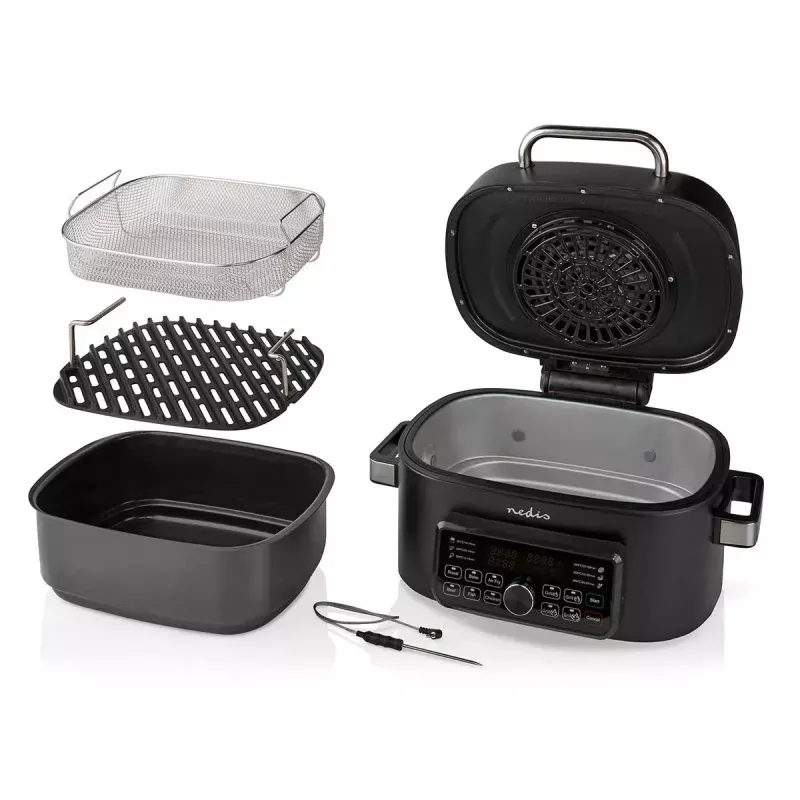 Fritadeira de ar quente Nedis KAAFG600BK 6 L 1660 W preto