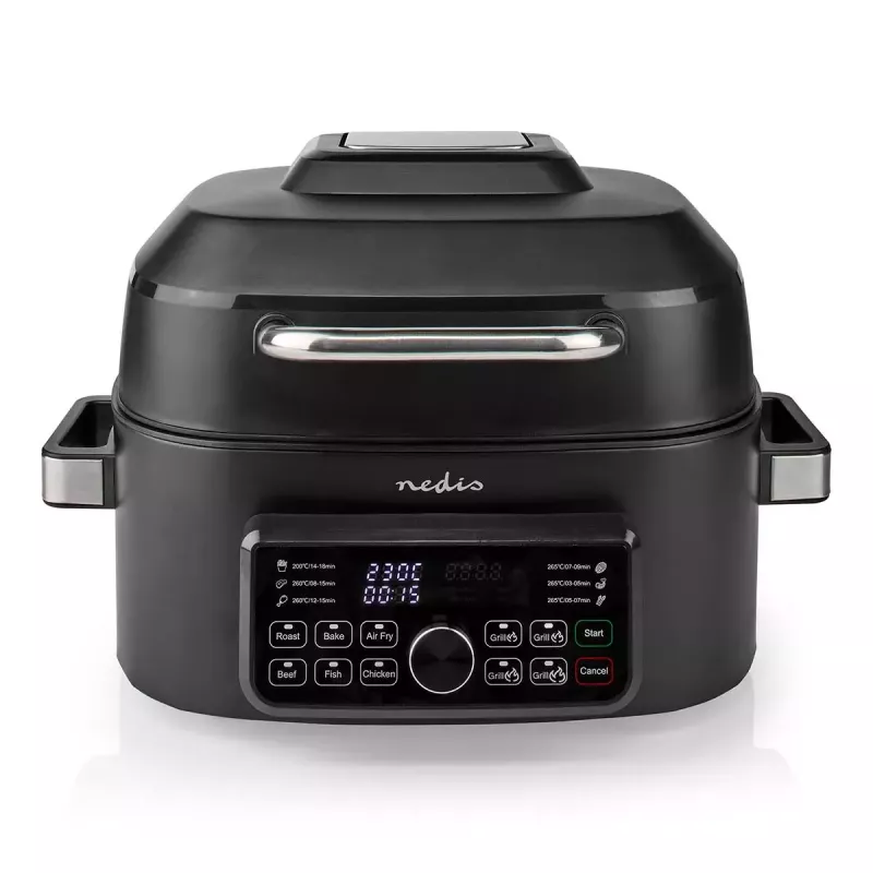Fritadeira de ar quente Nedis KAAFG600BK 6 L 1660 W preto