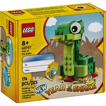 Conjunto LEGO 40707 Ano da Serpente — saco surpresa de minifiguras para colecionar
