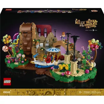 Conjunto LEGO Ideas 21360 Willy Wonka e a Fábrica de Chocolate – conjunto de construção de colecionador LEGO, número de conjunto 21360
