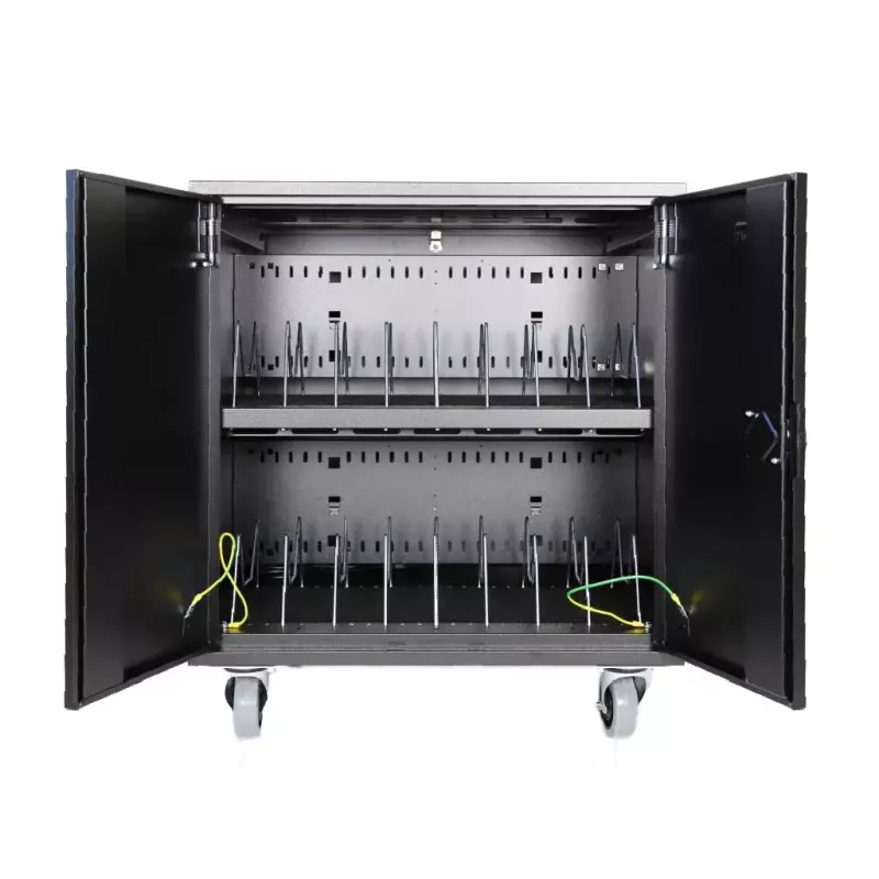 Carrinho de gestão de dispositivos portáteis Acer Leba NoteCart Flex Extended 16 fichas Schuko