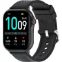 Smartwatch DENVER SWG-159B — preto, wearable de pulso com ecrã tátil e funções de fitness