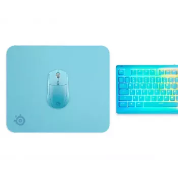 Tapete de rato Steelseries QcK M Aqua 320x270mm microfibra borracha