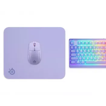 Tapete de rato Steelseries QcK M Lavender 320x270 mm microfibra