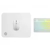 Tapete de rato Steelseries QcK M branco 320x270mm microfibra borracha
