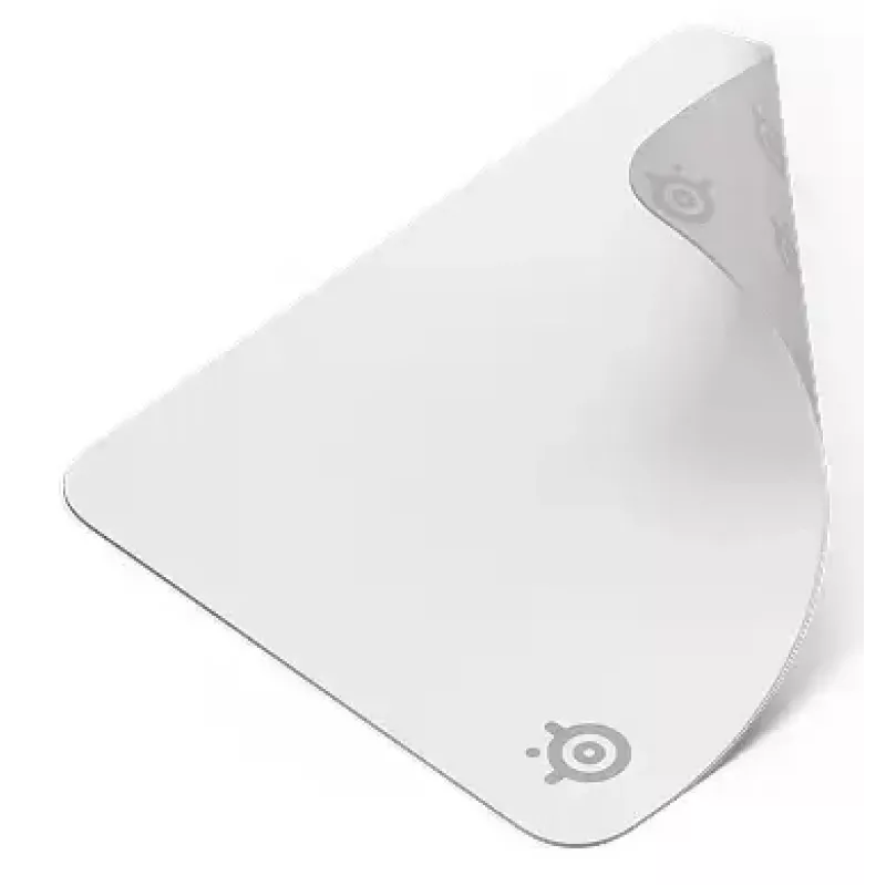 Tapete de rato Steelseries QcK M branco 320x270mm microfibra borracha