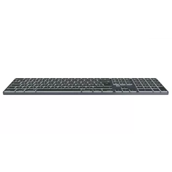Teclado LogicKeyboard SKB-TM-UK tamanho completo USB + Bluetooth, QWERTY UK English, titanium