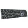 Teclado LogicKeyboard SKB-TM-UK tamanho completo USB + Bluetooth, QWERTY UK English, titanium