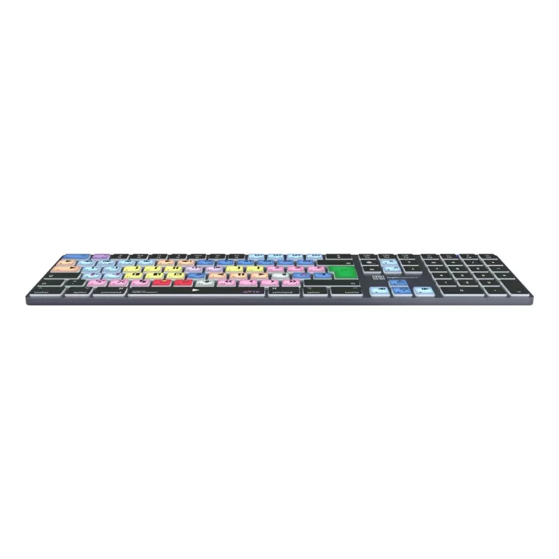 Teclado Bluetooth tamanho completo LogicKeyboard LKB-MCOM4-TM — layout QWERTZ alemão, 109 teclas, titanium cinzento