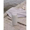 Copo térmico Stelton To Go Click 400 ml cinzento tampa de aço inoxidável interior de polipropileno 72×80 mm