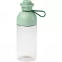 Garrafa de água room copenhagen 0,5 L — verde-claro/transparente, garrafa de plástico reutilizável