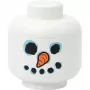 LEGO Storage Head Snowman small de room copenhagen – branco, recipiente de armazenamento para crianças