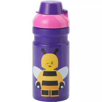 Garrafa de água room copenhagen Biene — 0,39 l, roxo/rosa, design LEGO