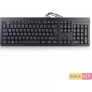 Teclado com fios HP 125 — teclado com fios HP 125 GR, ligação USB, formato tamanho completo