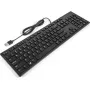 Teclado multimédia USB com fios Dell KB216 – 104 teclas, layout básico, ligação USB