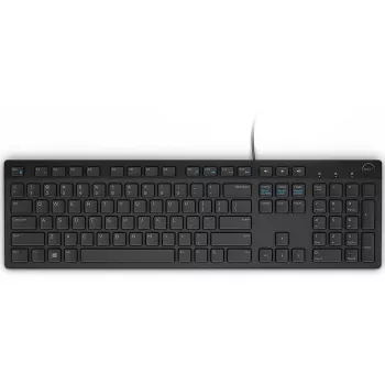 Teclado com fio Dell N6R8G – 104 teclas, conector USB, layout de tamanho completo