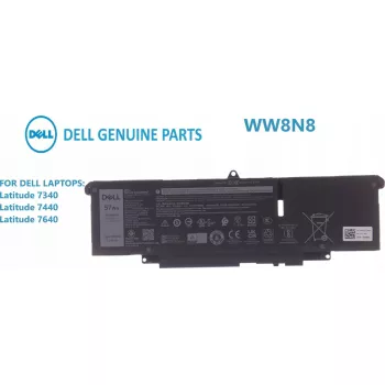 Bateria para portátil Dell 57Wh de iões de lítio 0HYH8, bateria interna de substituição para portáteis Dell compatíveis