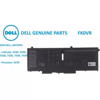 Bateria para portátil Dell DR02P iões de lítio 54 Wh para portáteis Dell compatíveis