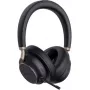 Headset sem fios Yealink BH76 Plus Teams — preto, compatibilidade USB-C/USB-A, certificado Microsoft Teams