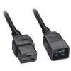 Cabo de extensão para servidor Akyga AK-UP-03 IEC C20 para C19, 1,8 m, preto