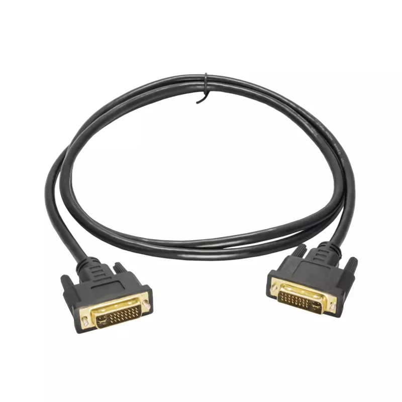 Cabo DVI-I Dual-Link Akyga AK-AV-02, 24+5 pinos, 1,8 m, preto