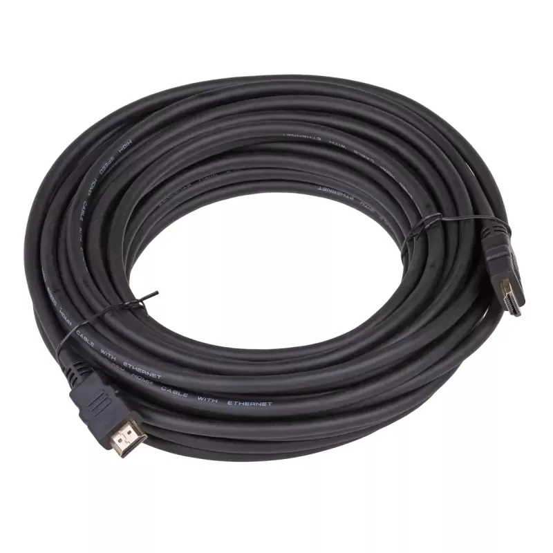 Cabo HDMI-1.4 Akyga AK-HD-150A, High Speed with Ethernet, 15 m, preto