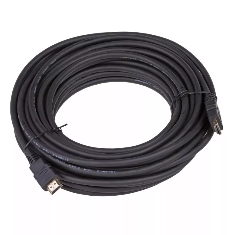 Cabo HDMI-1.4 Akyga AK-HD-150A, High Speed with Ethernet, 15 m, preto