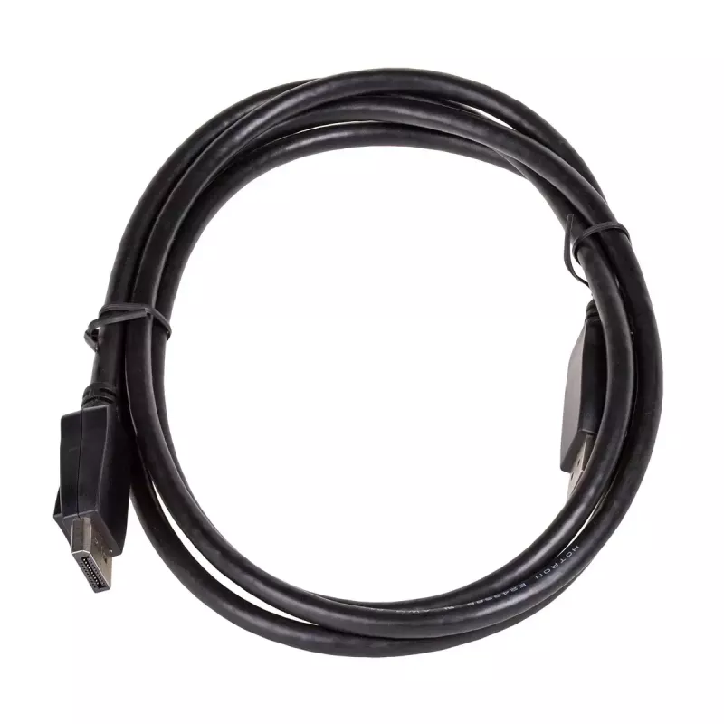 Cabo DisplayPort Akyga AK-AV-10, macho/macho, fichas banhadas a ouro, 1,8 m, preto