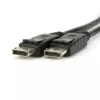 Cabo DisplayPort Akyga AK-AV-10, macho/macho, fichas banhadas a ouro, 1,8 m, preto