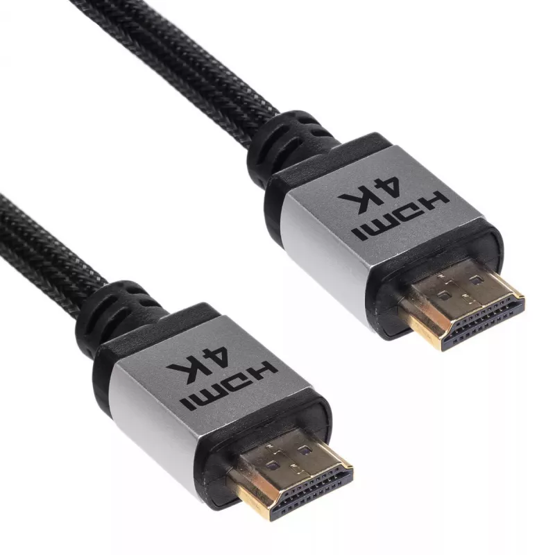 Cabo HDMI 2.0 Akyga AK-HD-100P, trançado, série PRO, 10 m, preto
