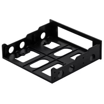 Moldura de montagem Akyga AK-CA-50, baía externa de 5,25 polegadas para 3,5 polegadas, preto