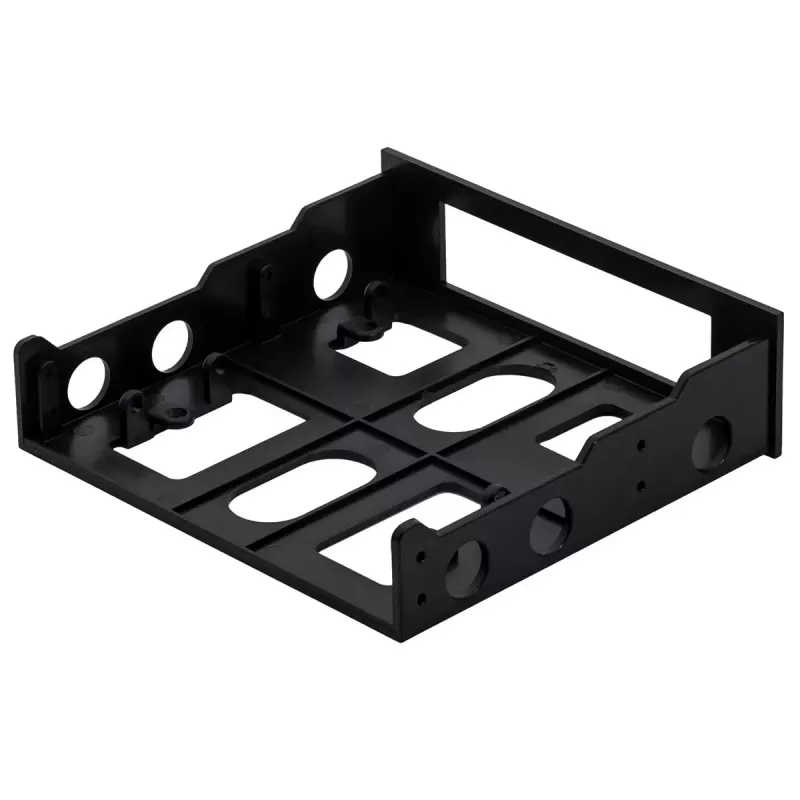 Moldura de montagem Akyga AK-CA-50, baía externa de 5,25 polegadas para 3,5 polegadas, preto