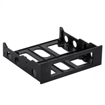 Moldura de montagem Akyga AK-CA-50, baía externa de 5,25 polegadas para 3,5 polegadas, preto