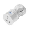 Adaptador de viagem universal Akyga AK-AD-61, mundial, 10 A, branco