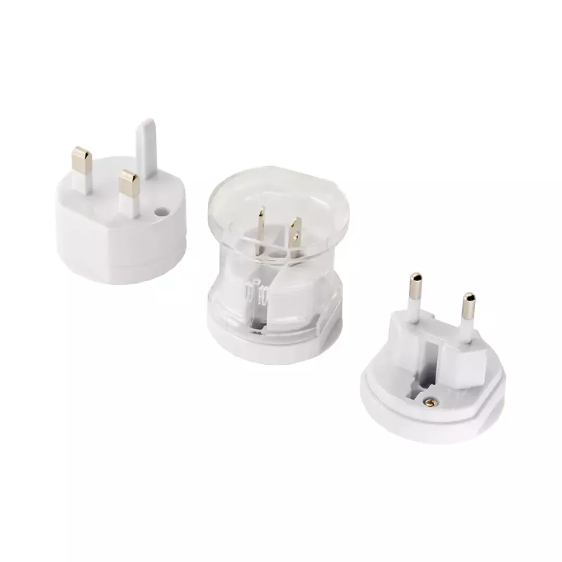 Adaptador de viagem universal Akyga AK-AD-61, mundial, 10 A, branco